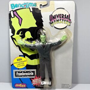 Bend-Ems 1990 FRANKENSTEIN 60th Limited UNIVERSAL MONSTERS JUSTOYS BENDABLE